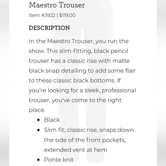 CAbi Maestro Trouser - Picture 6 of 12